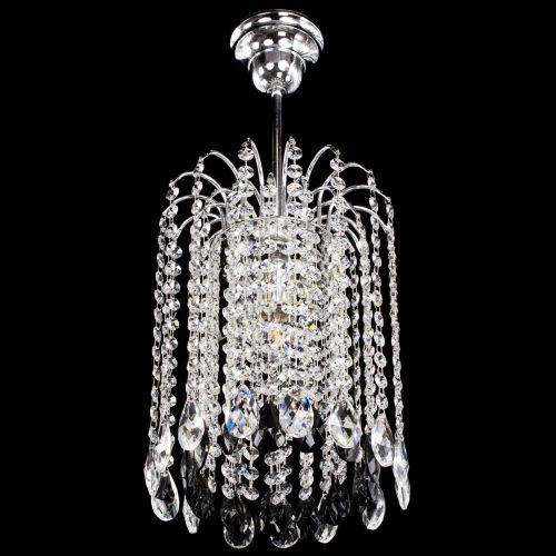 Люстра Зима капель журавлик черная в Подольске Гусь Хрустальный