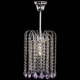 Люстра Зима капель журавлик фиолетовая в Подольске