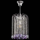 Люстра Зима капель журавлик фиолетовая в Подольске