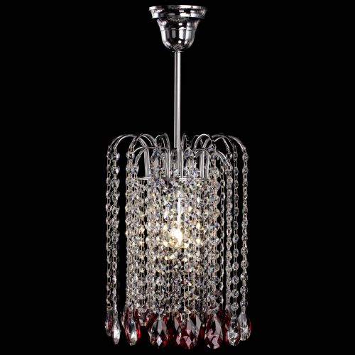 Люстра Зима капель журавлик красная в Подольске Гусь Хрустальный