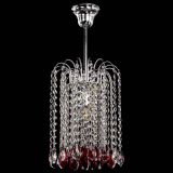 Люстра Зима капель журавлик красная в Подольске