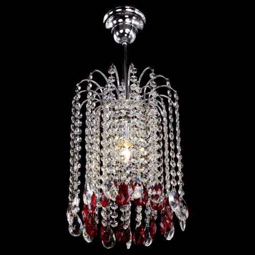 Люстра Зима капель журавлик красная в Подольске Гусь Хрустальный