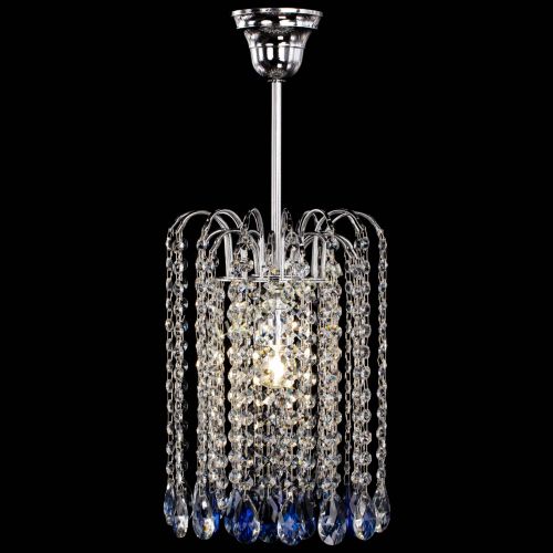 Люстра Зима капель журавлик синяя в Подольске Гусь Хрустальный