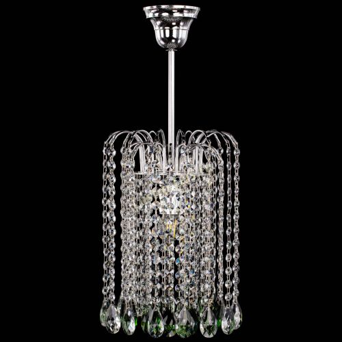 Люстра Зима капель журавлик зеленая в Подольске Гусь Хрустальный