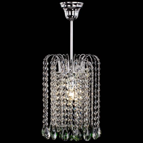 Люстра Зима капель журавлик розовая в Подольске Гусь Хрустальный