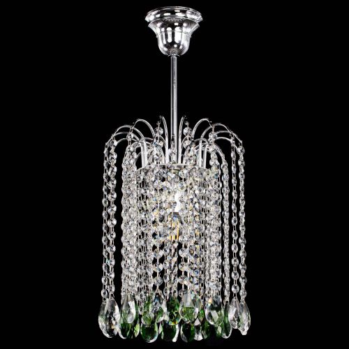 Люстра Зима капель журавлик розовая в Подольске Гусь Хрустальный