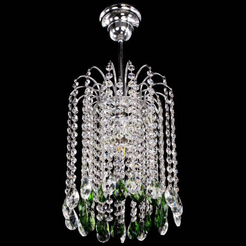 Люстра Зима капель журавлик розовая в Подольске Гусь Хрустальный