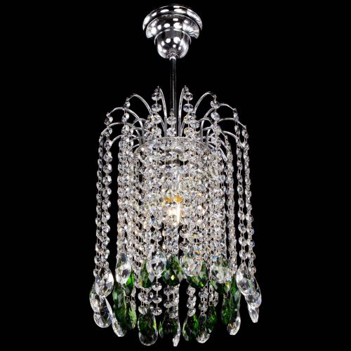 Люстра Зима капель журавлик розовая в Подольске Гусь Хрустальный