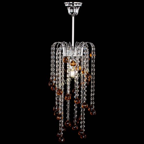 Люстра Зима каскад шар 30 чайная в Подольске Гусь Хрустальный