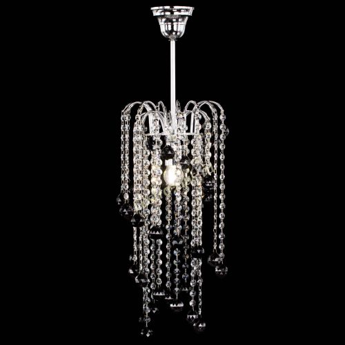 Люстра Зима каскад шар 30 черная в Подольске Гусь Хрустальный