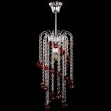 Люстра Зима каскад шар 30 красная в Подольске Люстра Зима каскад шар 30 красная в Подольске
