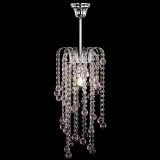 Люстра Зима каскад шар 30 розовая в Подольске