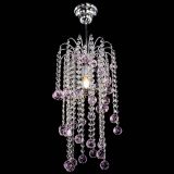 Люстра Зима каскад шар 30 розовая в Подольске