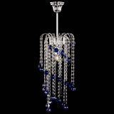 Люстра Зима каскад шар 30 синяя в Подольске