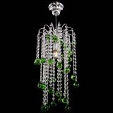 Люстра Зима каскад шар 30 зеленая в Подольске