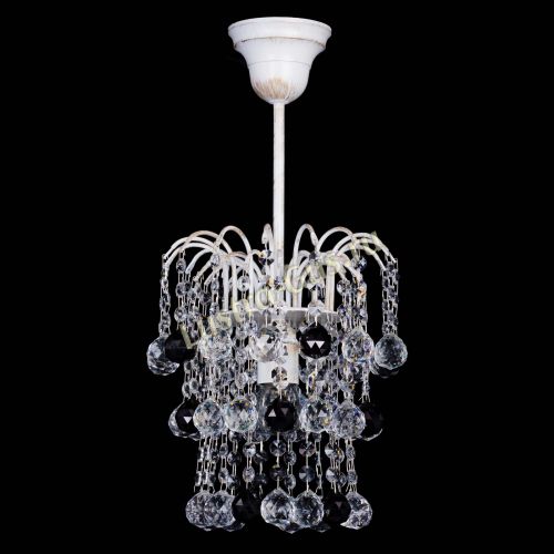 Люстра Зима шар черная (белая патина) в Подольске Люстра Зима шар черная (белая патина) в Подольске