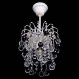 Люстра Зима шар черная (белая патина) в Подольске Люстра Зима шар черная (белая патина) в Подольске