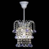 Люстра Зима шар фиолетовая (белая патина)  в Подольске