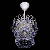 Люстра Зима шар фиолетовая (белая патина)  в Подольске