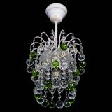 Люстра Зима шар зеленая (белая патина) в Подольске Люстра Зима шар зеленая (белая патина) в Подольске