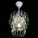 Люстра Зима шар зеленая (белая патина) в Подольске Люстра Зима шар зеленая (белая патина) в Подольске