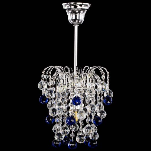 Люстра Зима шар синяя в Подольске Гусь Хрустальный