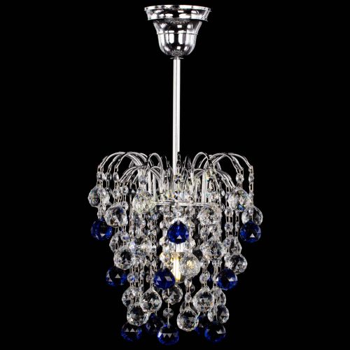 Люстра Зима шар синяя в Подольске Гусь Хрустальный