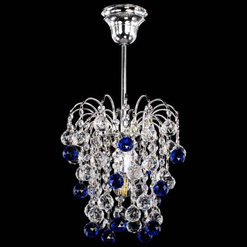 Люстра Зима шар синяя в Подольске Гусь Хрустальный