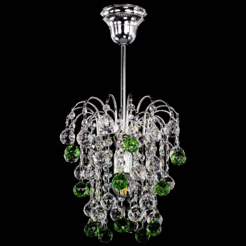 Люстра Зима зеленая в Подольске Гусь Хрустальный