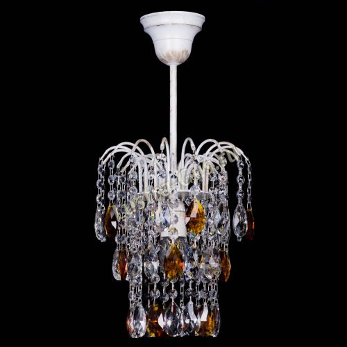 Люстра Зима журавлик чайная (белая патина) в Подольске Гусь Хрустальный