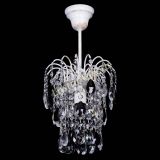 Люстра Зима журавлик черная (белая патина) в Подольске