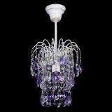 Люстра Зима журавлик фиолетовая (белая патина) в Подольске