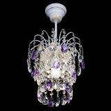 Люстра Зима журавлик фиолетовая (белая патина) в Подольске