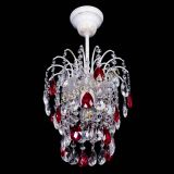 Люстра Зима журавлик красная (белая патина) в Подольске