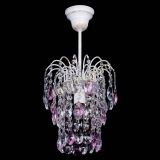 Люстра Зима журавлик розовая (белая патина) в Подольске