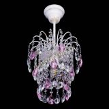 Люстра Зима журавлик розовая (белая патина) в Подольске