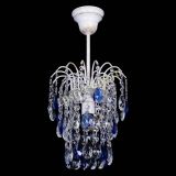 Люстра Зима журавлик синяя (белая патина) в Подольске Люстра Зима журавлик синяя (белая патина) в Подольске