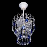 Люстра Зима журавлик синяя (белая патина) в Подольске Люстра Зима журавлик синяя (белая патина) в Подольске