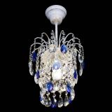 Люстра Зима журавлик синяя (белая патина) в Подольске Люстра Зима журавлик синяя (белая патина) в Подольске