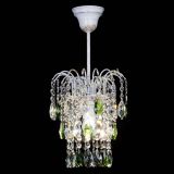 Люстра Зима журавлик зеленая (белая патина) в Подольске