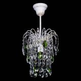 Люстра Зима журавлик зеленая (белая патина) в Подольске