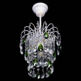 Люстра Зима журавлик зеленая (белая патина) в Подольске