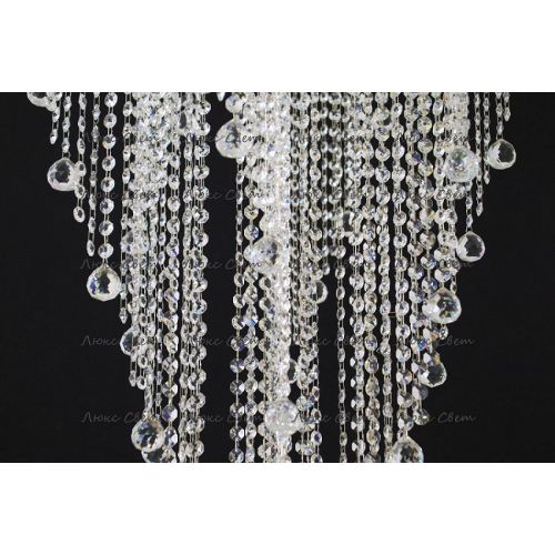 Люстра Катерина Космос 5 ламп шар 30 мм длинная  в Подольске Гусь Хрустальный