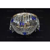 Люстра Анжелика журавлик синяя в Подольске