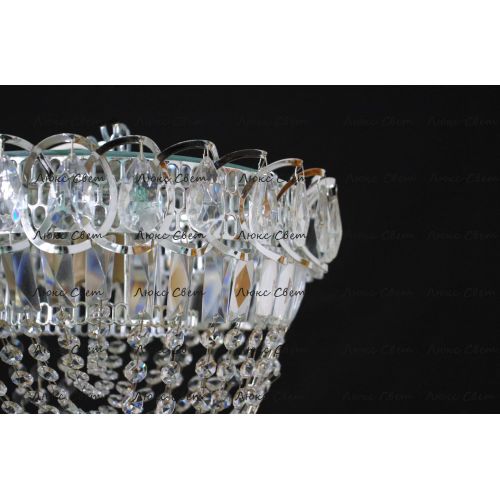 Люстра Катерина Водоворот 1 лампа в Подольске Гусь Хрустальный