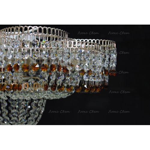 Люстра Лотос чайная в Подольске Гусь Хрустальный