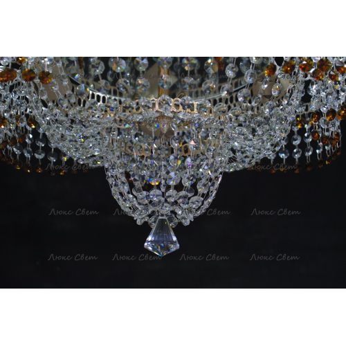 Люстра Лотос чайная в Подольске Гусь Хрустальный