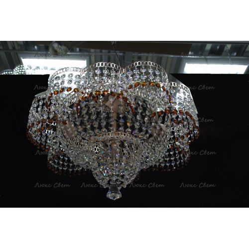 Люстра Лотос чайная в Подольске Гусь Хрустальный