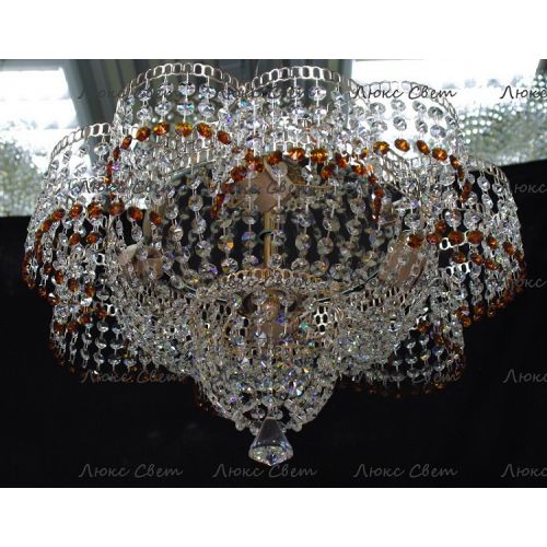 Люстра Лотос чайная в Подольске Гусь Хрустальный