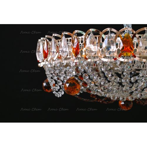 Люстра Водоворот Роза чайная в Подольске Гусь Хрустальный